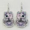 Raman Noodle Cat Earrings