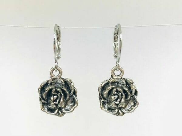 roseHuggieEarrings Rose Earrings