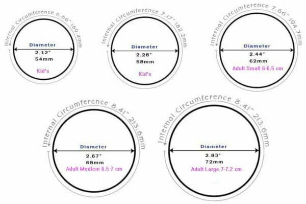 Bangle measurement chart