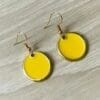 Colorful Round Circle Disc Enamel Earrings minimalist gifts