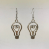 silverlightbulbearrings Light Bulb Earrings
