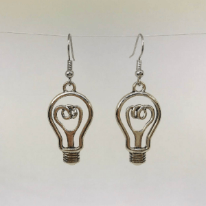 Light Bulb Novelty Earrings