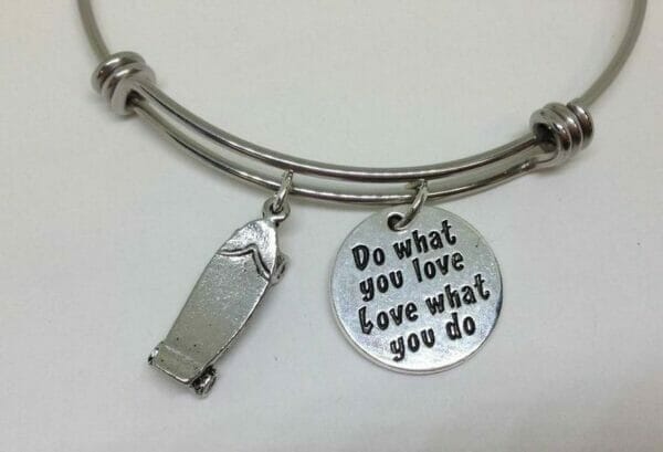skate_board_bracelet Skateboarding Charm Bracelets