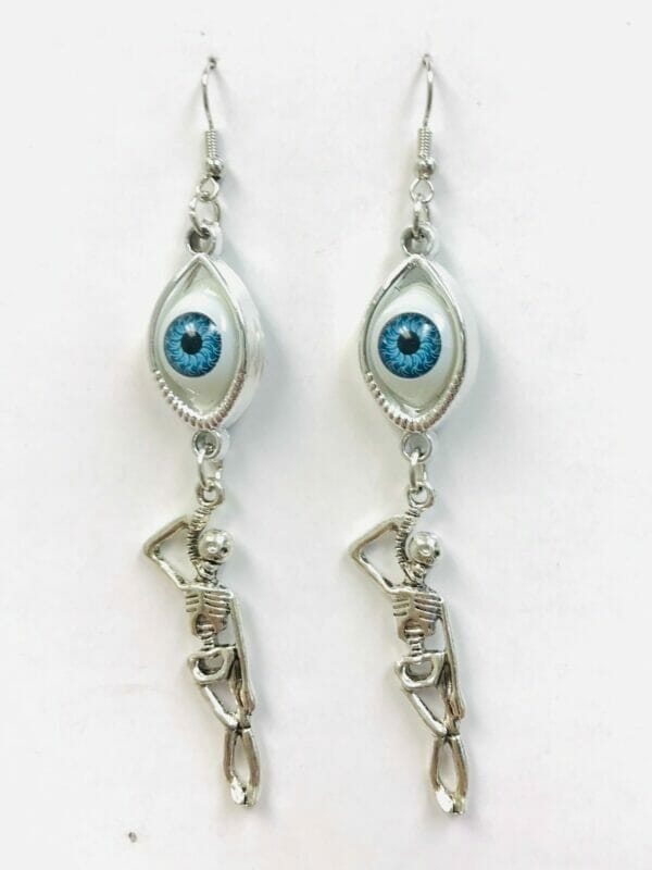 skeleton_evil_eye_earrings Evil Eye Skeleton Earrings