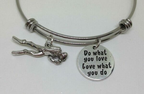 skuba_diving_bracelet Scuba Diving Charm Bangle