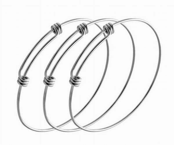 stainless_steel_blank_bangle Stainless Steel Expandable Bangle