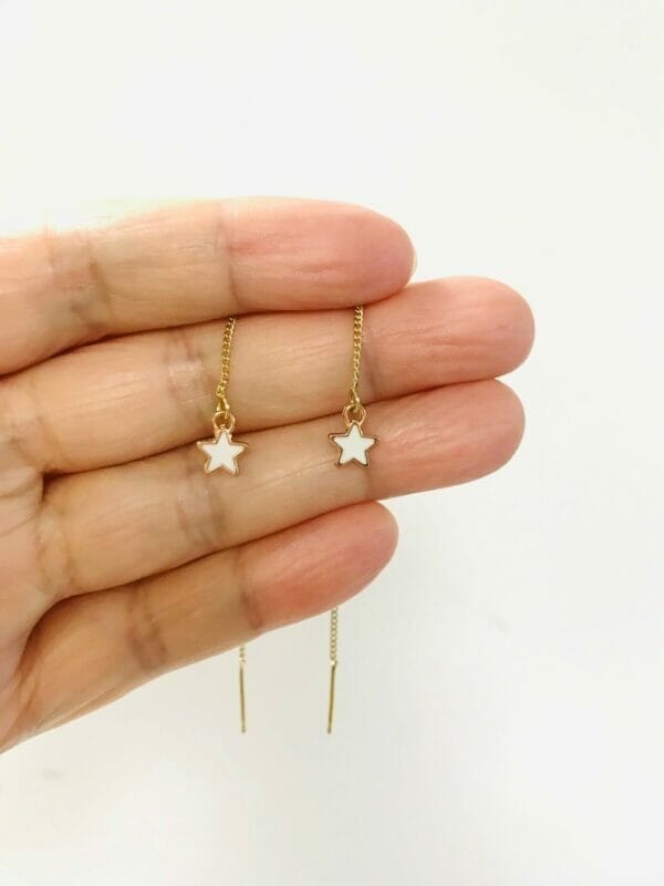 starthreaderearrings Star Threader Earrings