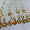 sunray earrings