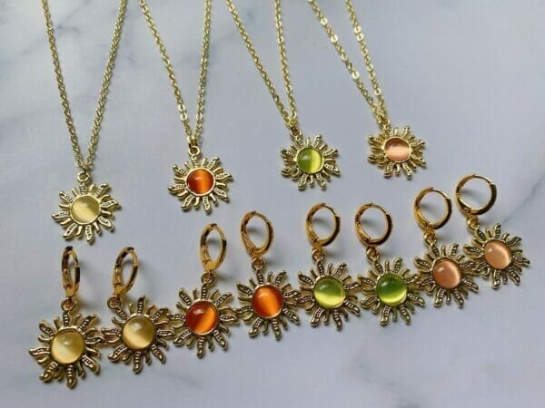 sunray earrings