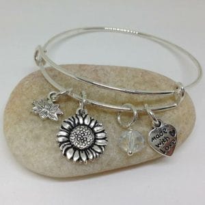 Sunflower charm Bracelets