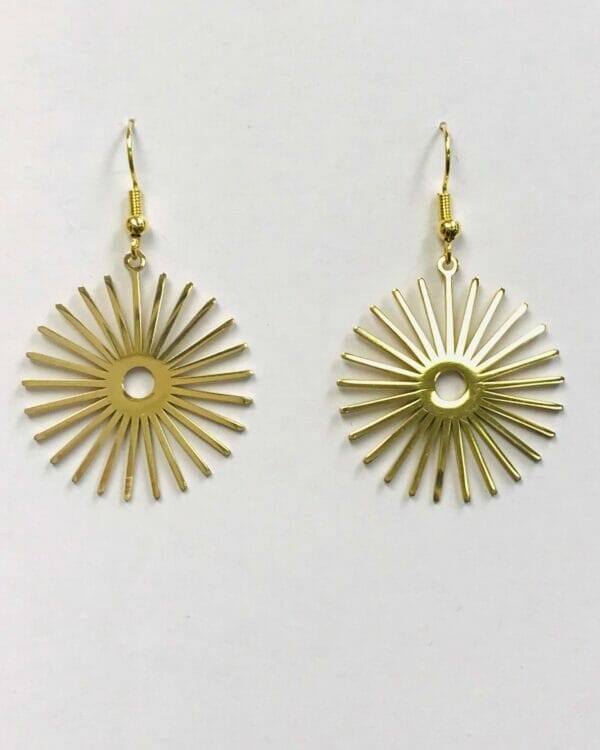 sunray_earrings Sunray Earrings, Sunburst Earring