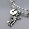 Tin Man Story Charm Bangle Bracelet