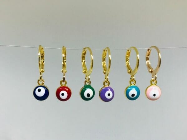 tinyevileyeearrings Evil Eye Earrings
