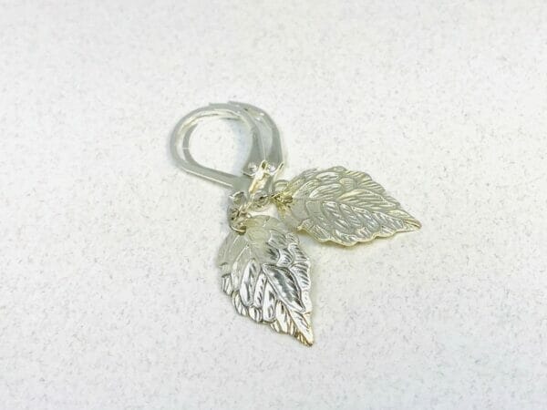 tinytreeleafearrings Dainty Leaf Earrings