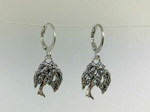 willowtreeearrings Willow Tree Earrings, Huggie earrings