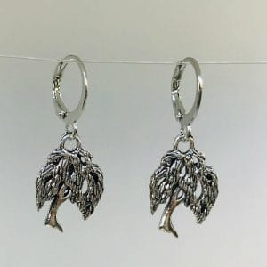 willowtreeearrings Willow Tree Earrings, Huggie earrings