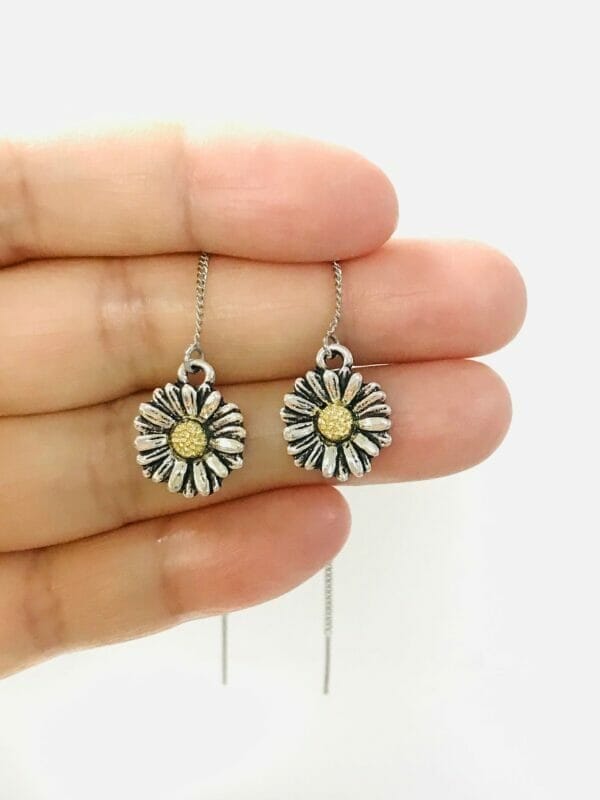 yellowdaisyearrings Daisy Earrings