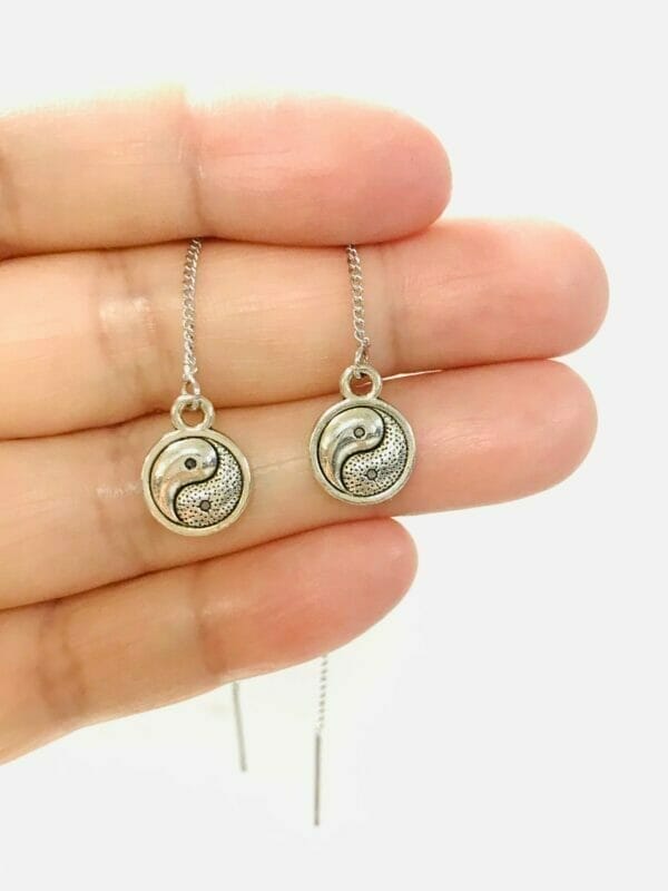 yingyangthreaderearrings Ying Yang Threader Earrings