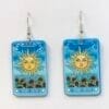 Tarot Card The Sun Earrings