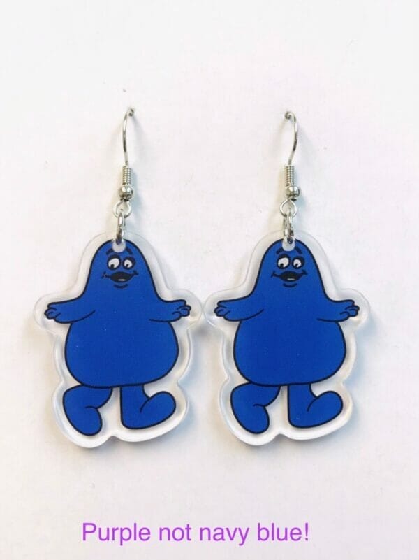 potato_guy_earrings Wholesale Acrylic Grimace Earrings