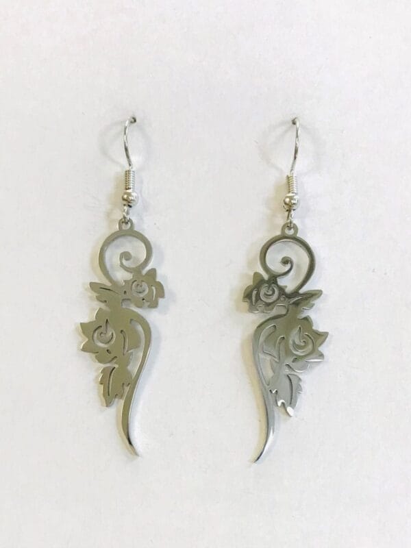IMG_6351 Silver Flora Earrings