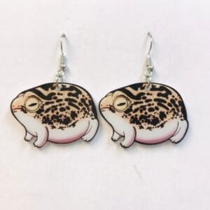 desert_rain_frog_earrings Acrylic Desert Rain Frog Earrings Cute Kawaii