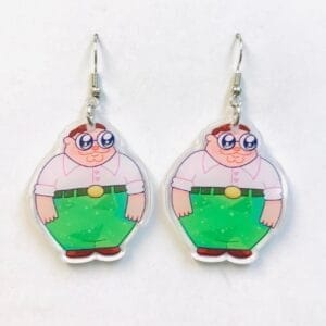 family guy carton earrings