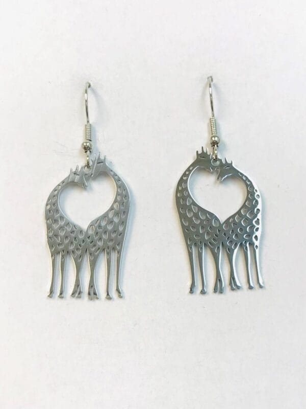 giraffe_couple_earrings Giraffe Earrings