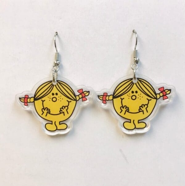 missy_earring Acrylic Little Miss Sunshine Earrings Jewelry