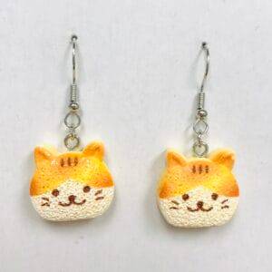 Cute Cat Cookie Earrings