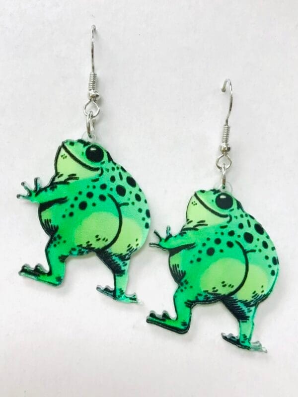 Fun Frog Butts Earrings