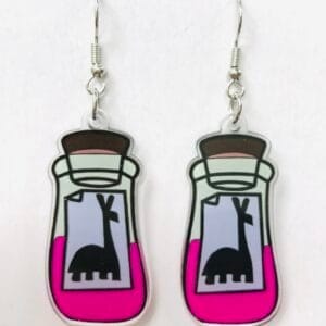 Pink Poison Earrings