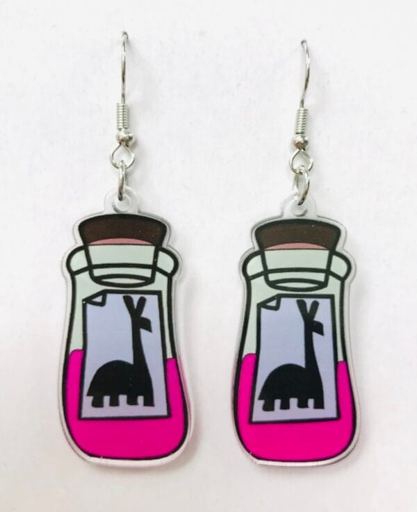 Pink Poison Earrings