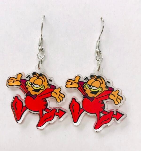 Devilish Chubby Cat Earrings Devilish Chubby Cat Earrings
