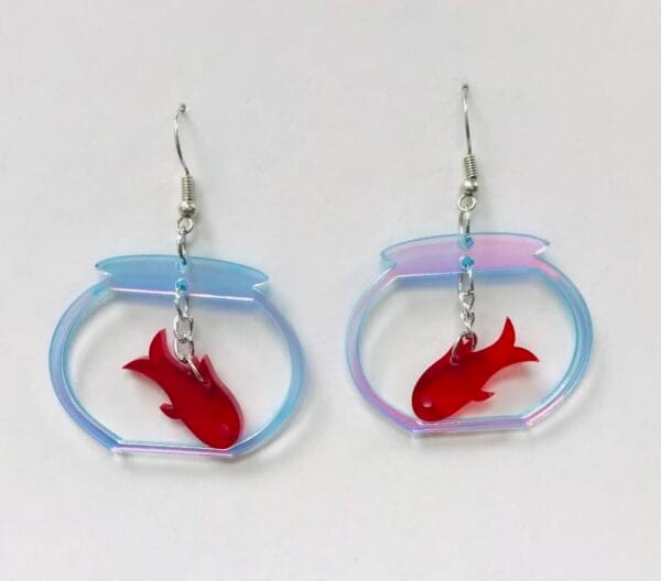 Fish Bowl Earrings Fish Bowl Earrings